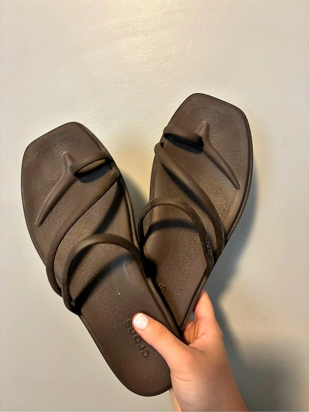 Crocs Miami Toe Loop Sandal Brown Strappy Sandals